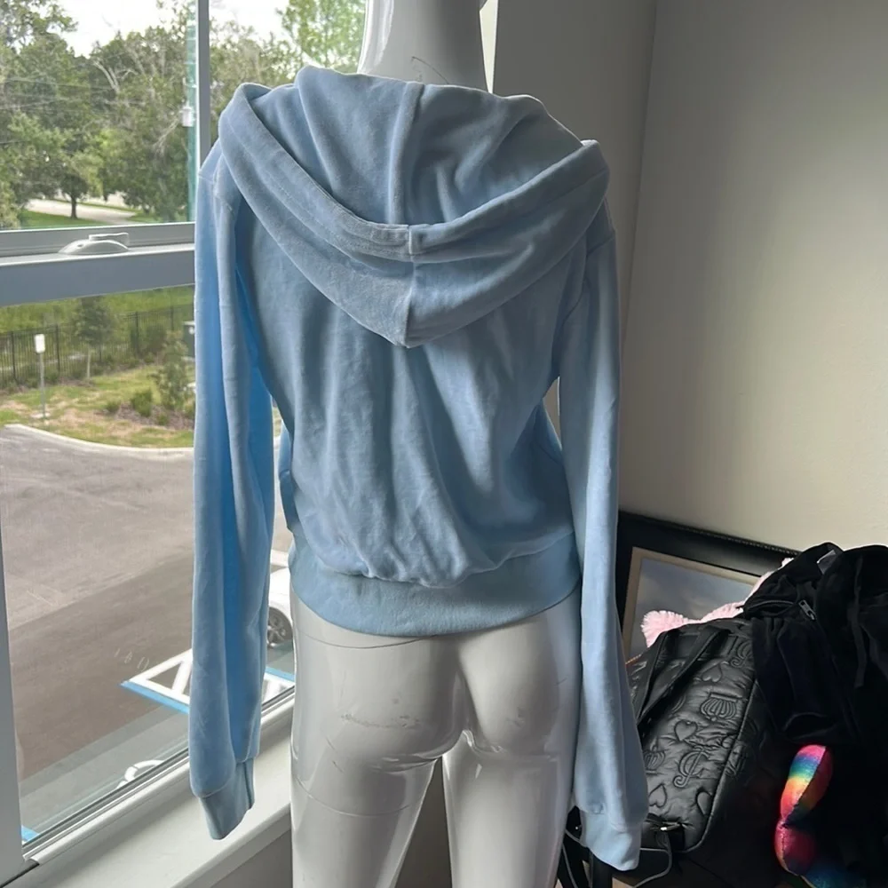 NWT JOHN GALT BRANDY MELVILLE HOODED SWEAT JACKET TOP SIZE ONE SIZE MSRP $34.00 - Picture 2 of 5